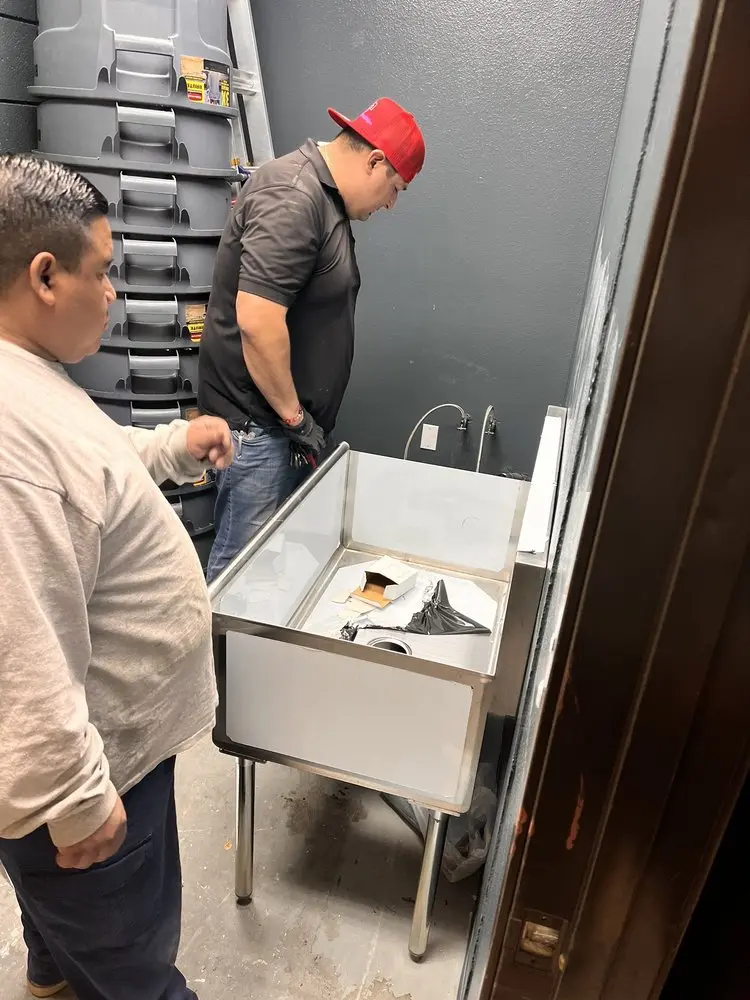 Commercial plumbing and sink installation in Gatesville